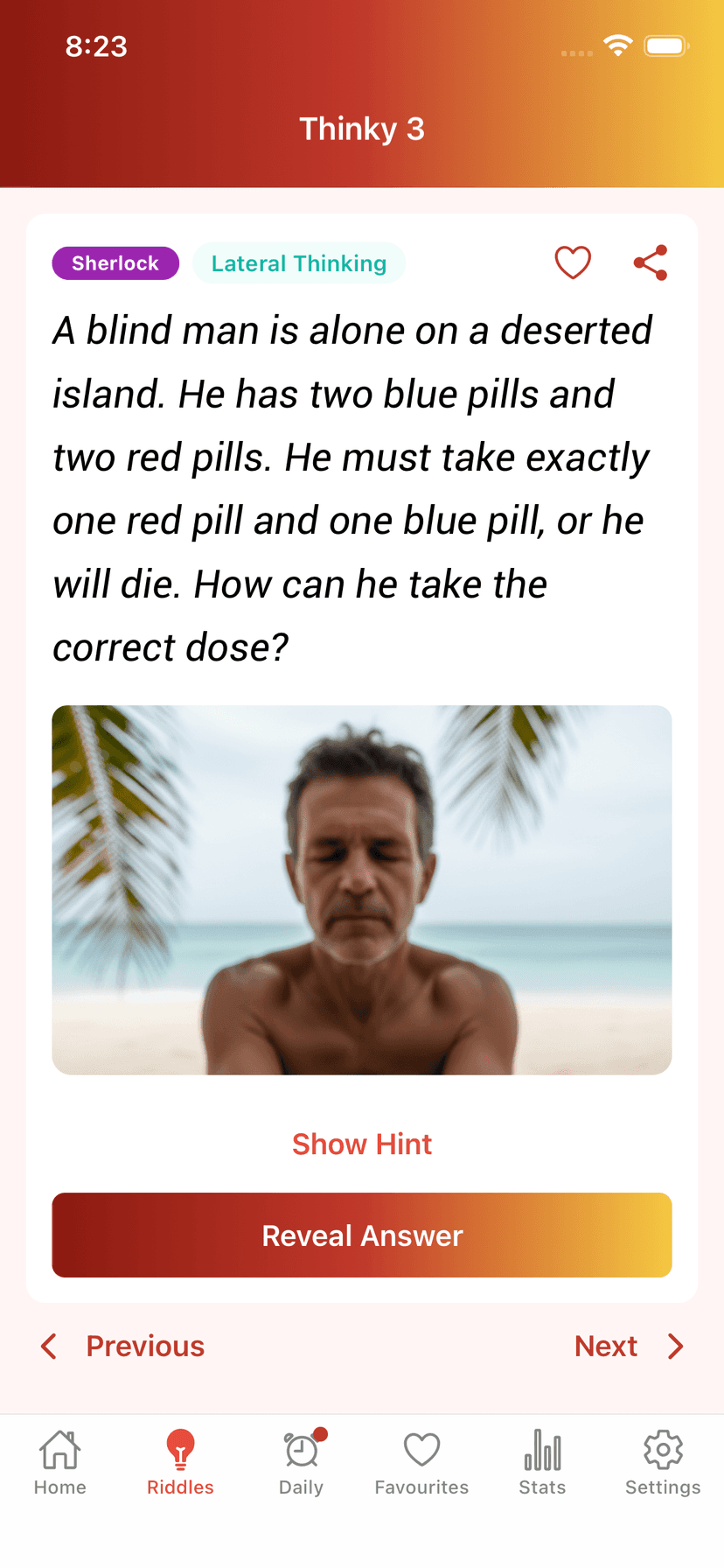 Thinky riddle detail